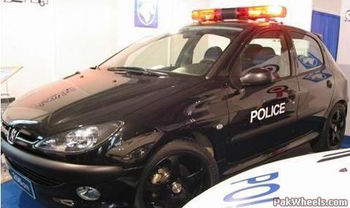peugeot police car