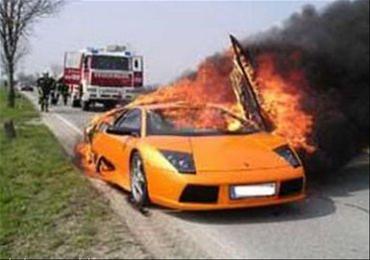 lamborghini fire